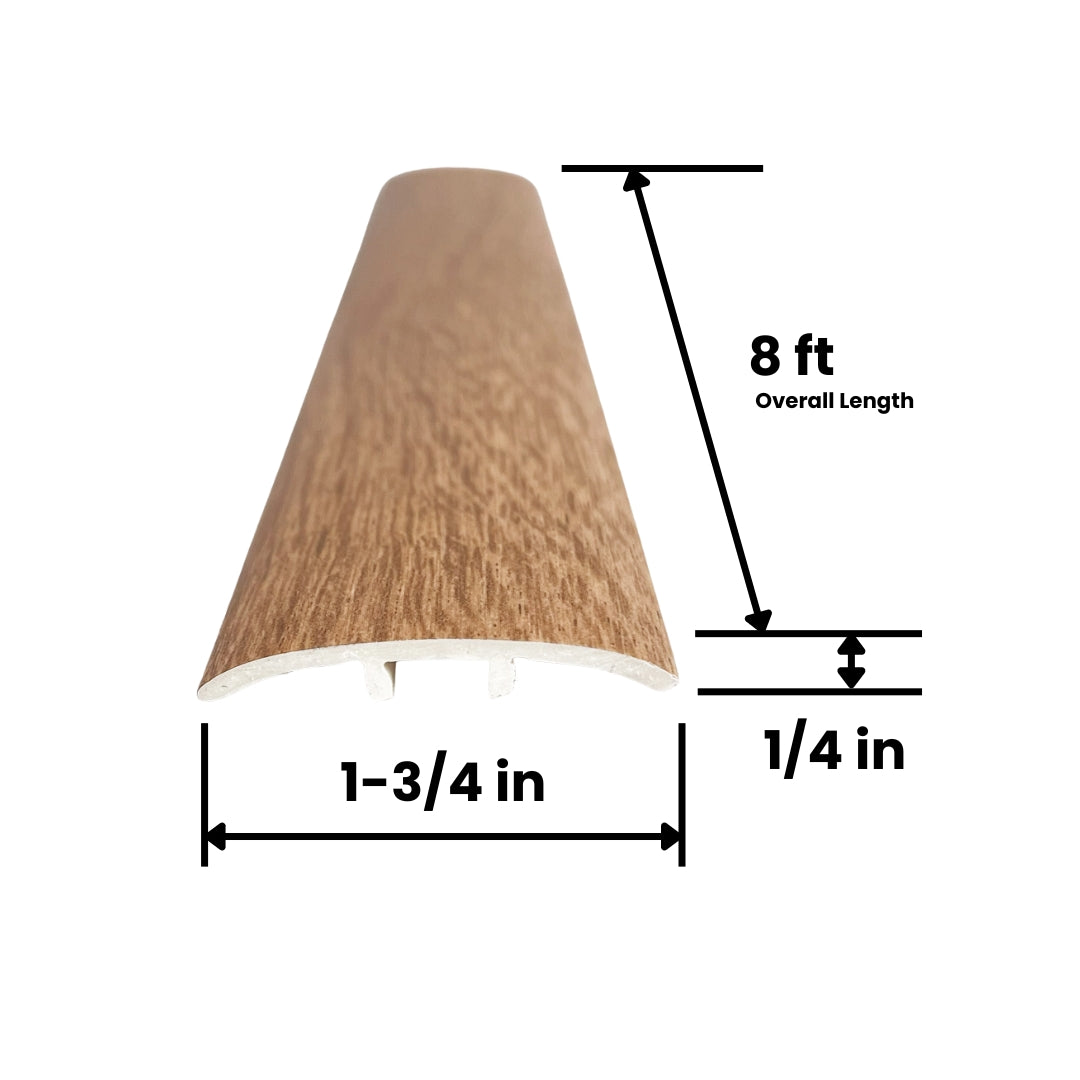 T-Molding Curved 8ft Highland Red Oak