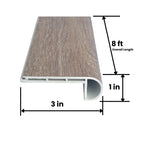 Stair Nose 8ft Rustic Cottage Oak