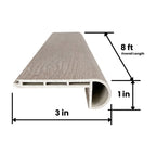 Stair Nose 8ft Smokey Bronze Oak