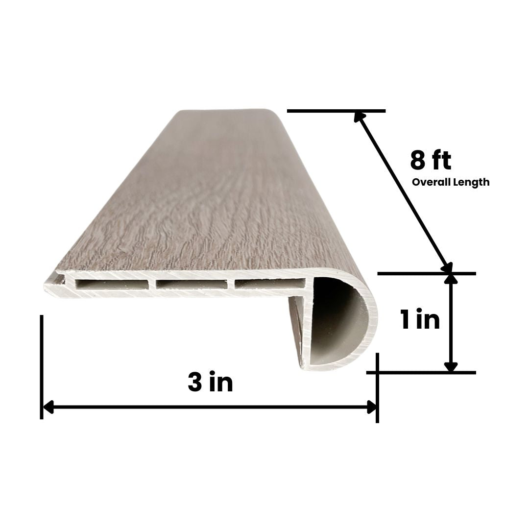 Stair Nose 8ft Smokey Bronze Oak