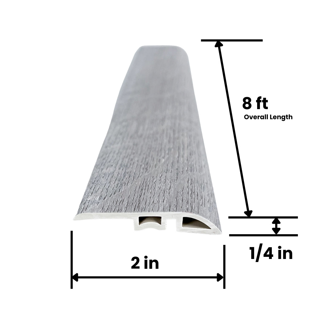 Reducer 8ft Silvery Plain Oak